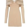 Women's Off Shoulder Mini Dress - Candy