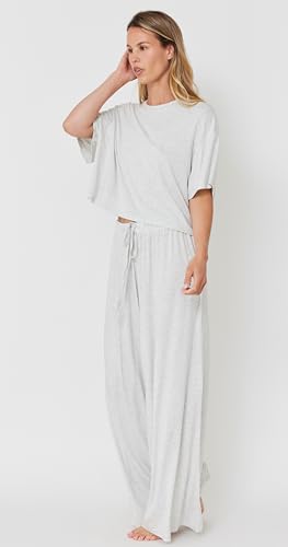 Comfy Maternity Cloud Pants - Casual Dressy Wide Leg Bottoms, Buttery Soft Brushed Cotton Pants | Plus Size Pants