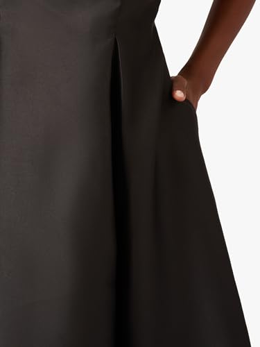 Women's Sleeveless Mid-Length Party Dress with V-Back