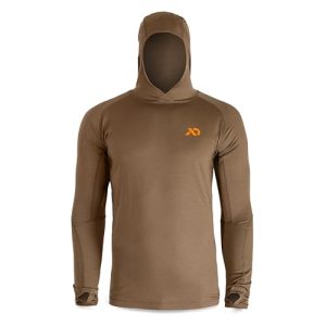 Men’s Wick Hoody - Merino Wool Ultralight Camo Hunting Base Layer, Quick Dry, UV Protection Hunting Clothing