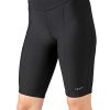 Touring Bike Shorts Womens Padded 10 Inch Long Inseam Cycling Shorts for Women Compression Pockets Leg Grippers