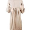 Women's Babydoll Short Sleeve Tunic Dress V Neck Cute Casual Loose Dresses
