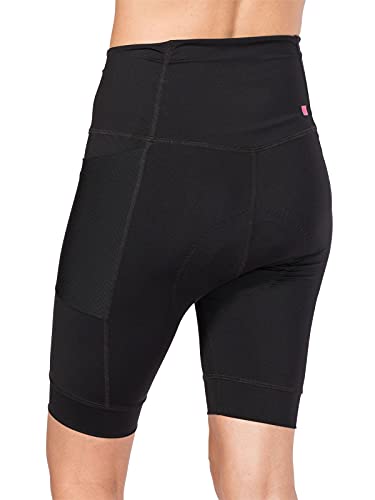 Bike Shorts Women Padded Cycling Shorts for Women, Hi Rise Holster High Waisted Compression Shorts, Reg & Plus Sizes