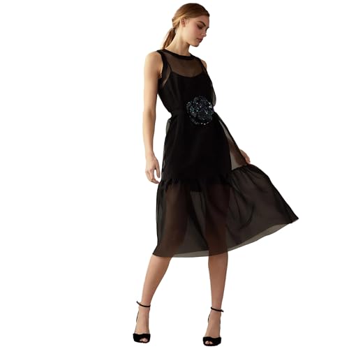 31y61yYV5L.jpg Carrie Organza Midi Dress