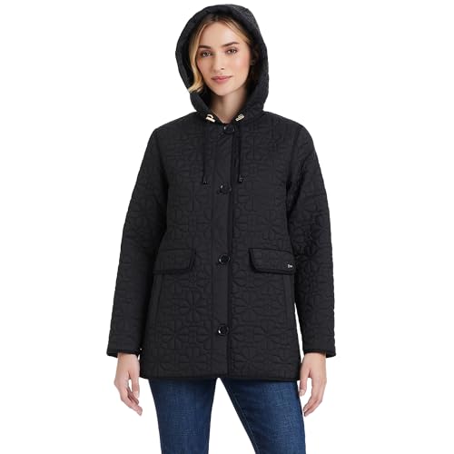 Women's Midweight Hooded A-line Quilted Jacket