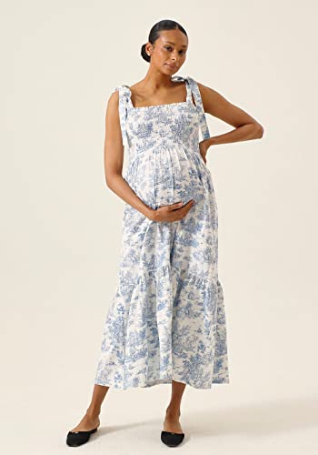 416uzIWDPAL.jpg Maternity Dress for Women, Linen Cotton Casual Minji Gown Maternity Nursing Dresses, Pregnancy Clothes