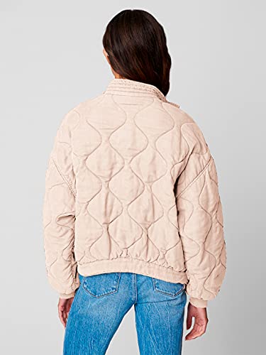 Womens Luxury Clothing Tencel Drop Shoulder Quilted Jacket