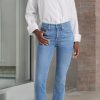 Women's Mid Rise Kick Out Jeans