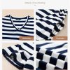 Summer Dress Casual Womens Fashion Short Sleeve Maxi Dress T Shirt Dress Striped Long Color Block Maxi Dress