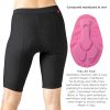 Touring Bike Shorts Womens Padded 10 Inch Long Inseam Cycling Shorts for Women Compression Pockets Leg Grippers