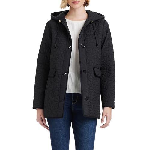 Women's Midweight Hooded A-line Quilted Jacket