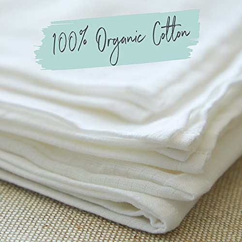50-Piece Oh Set Newborn Essentials Gift Box 100% Organic Cotton for Infant Baby Boys, Girls, Unisex
