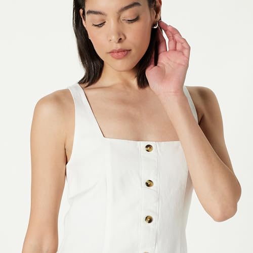 Women's Plus Size Amira Button Down Linen Mini Dress