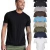Mens T Shirt - Short Sleeve Crew Neck Soft Fitted Tees S - 4XL Fresh Classic Tshirts