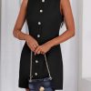 Work Dresses for Women 2025 Spring Business Formal Short Dress Sleeveless Button Down Elegant Office Outfits
