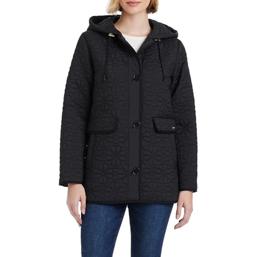 Women's Midweight Hooded A-line Quilted Jacket