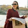 Formal Mini Dress Long Sleeve Crewneck Button Up Tweed Dress for Women with Metal Button