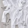 50-Piece Oh Set Newborn Essentials Gift Box 100% Organic Cotton for Infant Baby Boys, Girls, Unisex