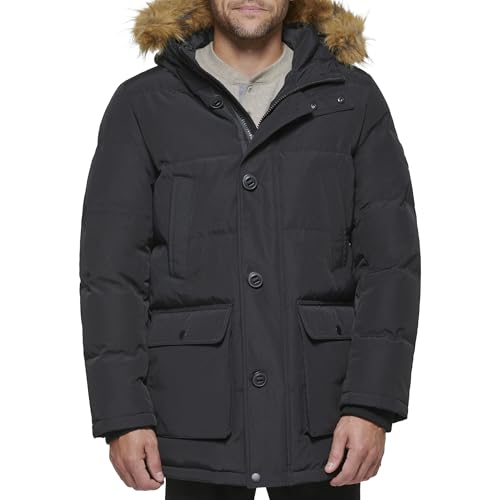 Men's Arctic Cloth Heavyweight Performance Parka Down Alternative Outerwear Coat