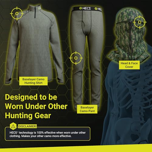 Hunting-High Performance Base Layer-Underwear with Patented Technology for Deer, Big Game & Turkey Hunting