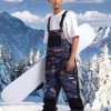 Women Men Ski Bibs Snowboard Pants Snow Bibs Overalls Waterproof Windproof Insulated Winter Sport Warm