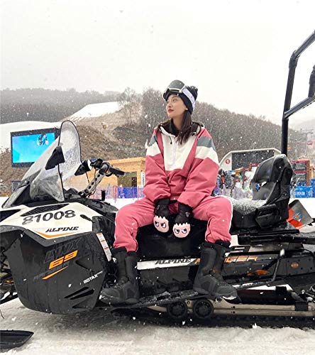 Women Ski Jacket and Pants Set Couples Windproof Ski Suits Mens Waterproof Two Piece Snowsuits for Winter Sports