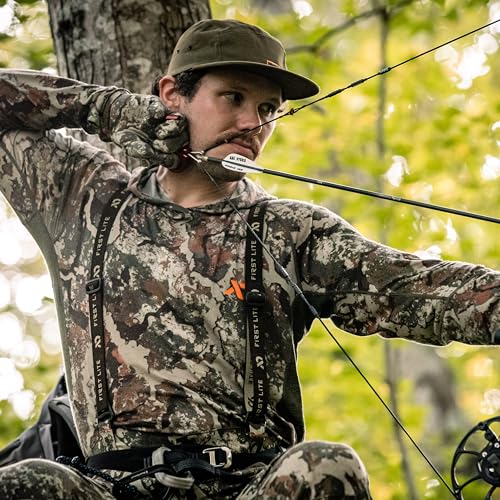 Men’s Wick Hoody - Merino Wool Ultralight Camo Hunting Base Layer, Quick Dry, UV Protection Hunting Clothing