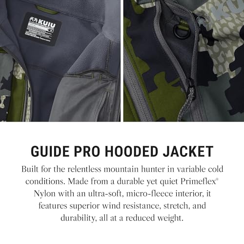 Guide PRO Hooded Jacket - Wind Resistant, Water Repellent, & Soft-Shell Hunting Jacket