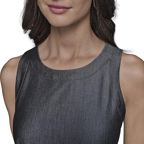 51Ze6AhODML.jpg Women's Belted Scoop Neck Sleeveless Midi Dress