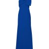 Women's Stretch Crepe Long Dress