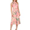 Women's Printed Midi Dress