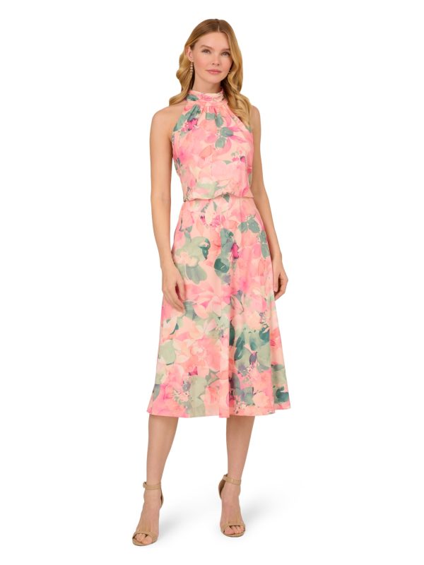 Women's Printed Midi Dress