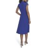 Women's Casual Aline Pleat Collar Dress