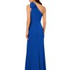 Women's Stretch Crepe Long Dress