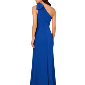Women's Stretch Crepe Long Dress
