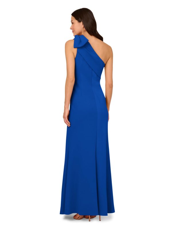 Women's Stretch Crepe Long Dress