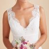 Beach Wedding Dresses for Bride 2025 Long Sleeve Lace Boho Bridal Gowns for Women WDW001
