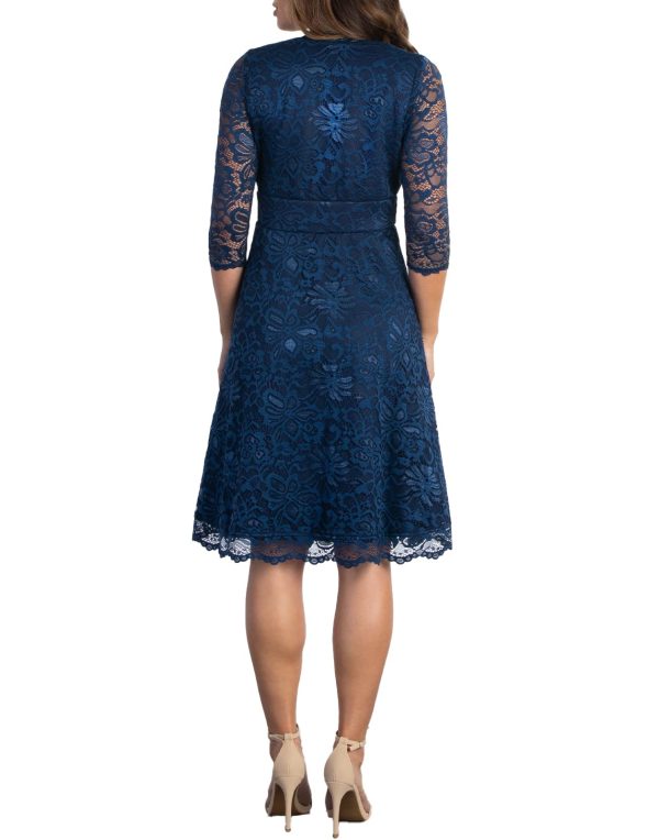 Women's Plus Size Special Occasion Mademoiselle Lace Cocktail Dress