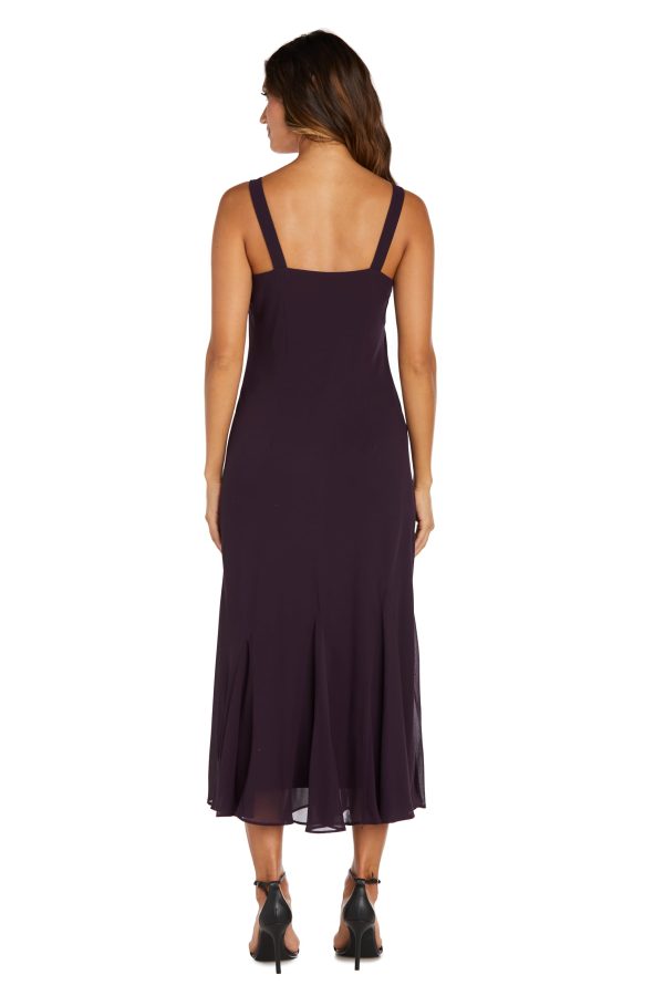 Womens Chiffon Beaded Dress with Jacket