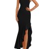 Wedding Guest Dresses for Women 2025 Summer Formal Gala Maxi Dress Ruffle Mermaid Cocktail Long Dresses