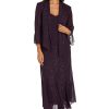 Womens Chiffon Beaded Dress with Jacket
