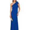 Women's Stretch Crepe Long Dress
