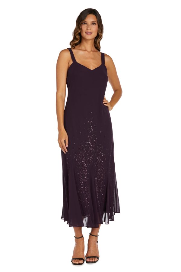 Womens Chiffon Beaded Dress with Jacket