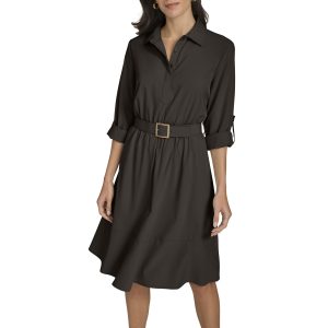 Women's Casual Everyday Long Sleeve Aline Dress