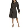 Women's Casual Everyday Long Sleeve Aline Dress