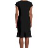 Women's Dresses Feminine Ageless Surplice V-Neck Faux Wrap Ruffle Dress Office Event Shower Guest of