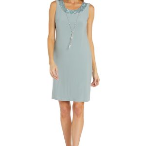 Womens Mesh 2PC Cocktail and Party Dress