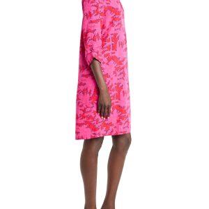 Women's Clashy Petals Ruffled Up Dress