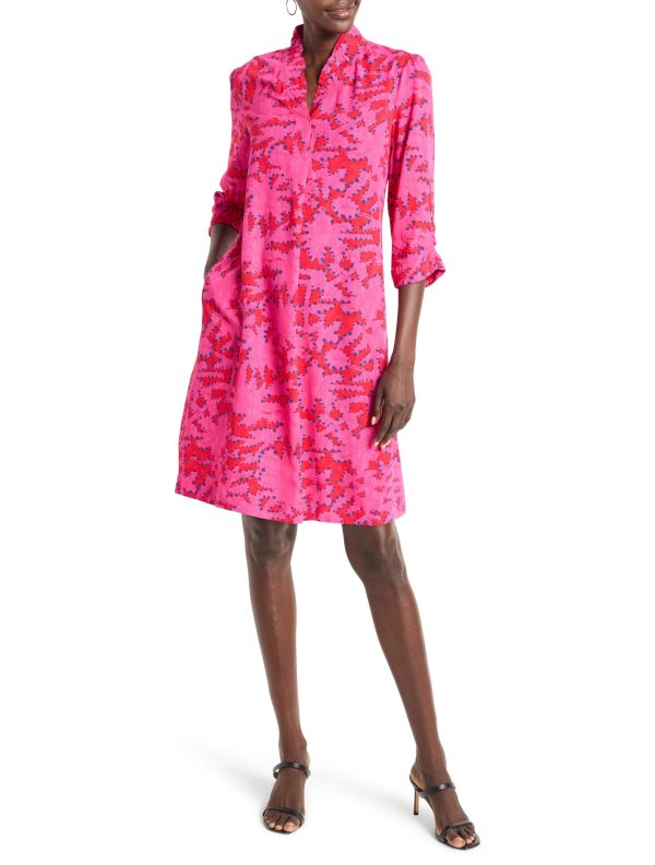 712q-GqYfoL.jpg Women's Clashy Petals Ruffled Up Dress