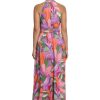 London Times Women's Twist Neck Halter Maxi Dress